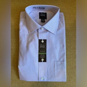 NWT Jos. A Bank Traveler Tailored Fit 100% Cotton Button Down SZ 16-34